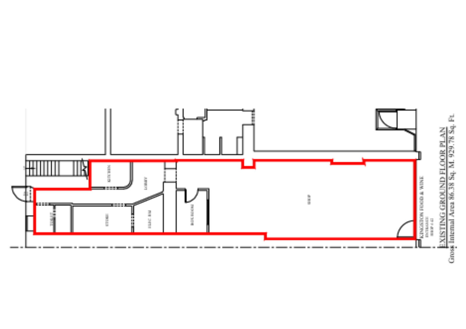 Existing Ground Floor Plan (2)