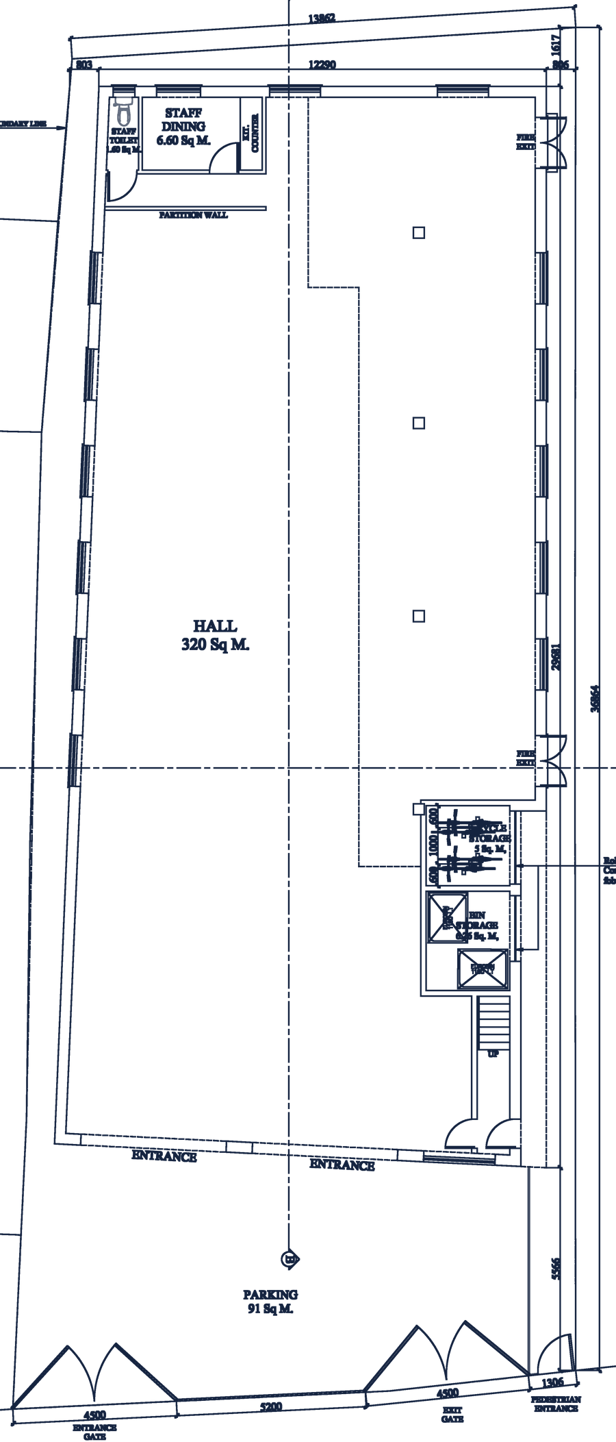 Proposed ground floor plan
