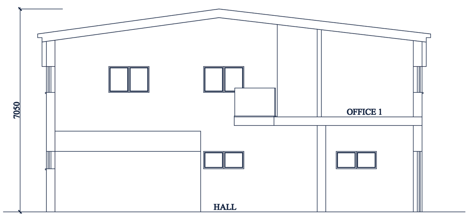 Proposed cross section A